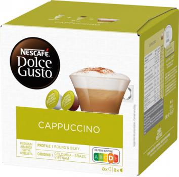Nescafé Dolce Gusto Cappuccino, 8 Portionen, 16 Kapseln, 186,4 Gramm